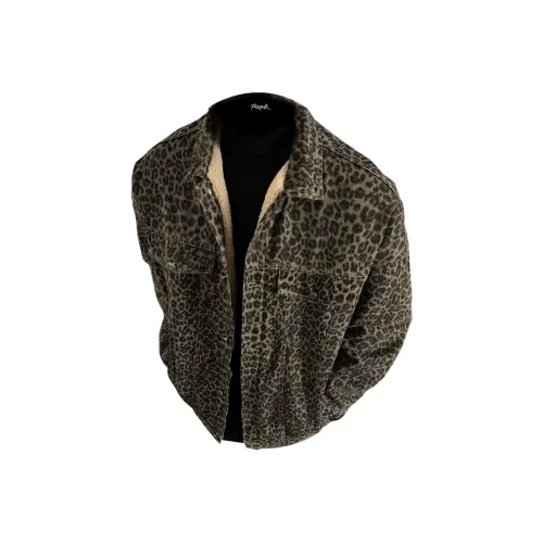 FORCEPULR Леопардовый принт Унисекс Пуховики