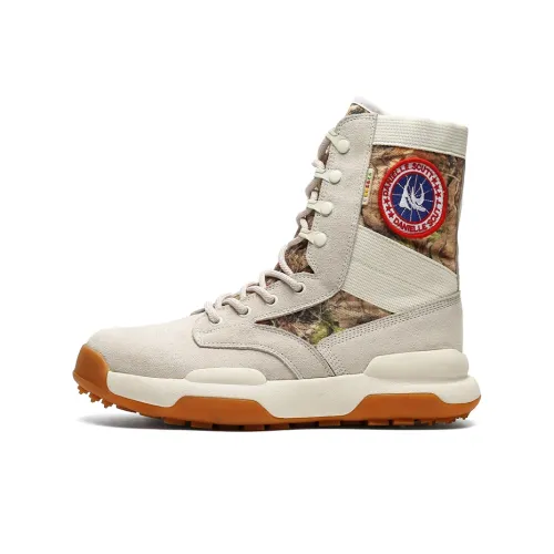 LAORENTOU Crew Socks Fashion Martin Boots Men's