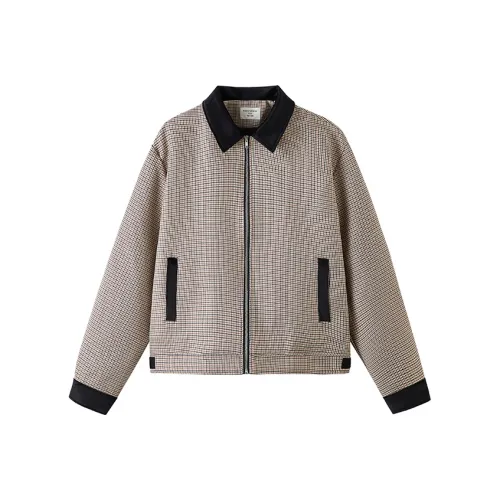 GANGZAI Гусиная лапка Унисекс Куртки