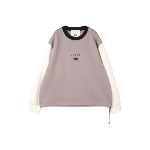 CULLNI x DAKS LONDON Fw25 Шнур Логотип Вышивка Пуловер Свитшот Унисекс