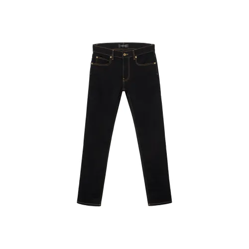 VERSACE Мужские черные джинсы