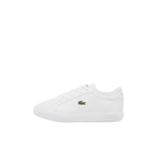 Кроссовки для скейтбординга LACOSTE Collaboration Powercourt Белые Детские