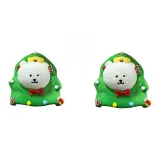 2 шт Рождественские деревья, смешной медведь, украшение