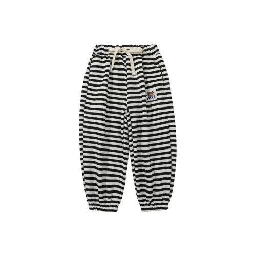 SHIBU Rainbow Elephant C011 Bear Label Stripes Casual Pants Image Color KIDS Sweatpants