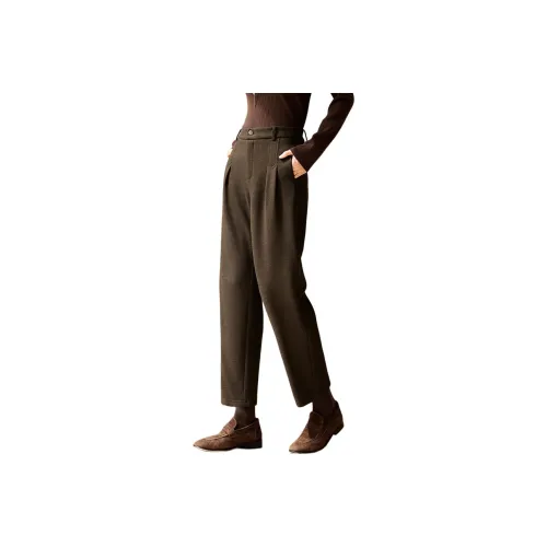 XWI Кофе Женские Повседневные Брюки