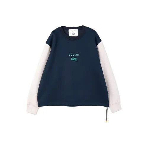 CULLNI x DAKS LONDON Fw25 Шнур Логотип Вышивка Пуловер Свитшот Унисекс