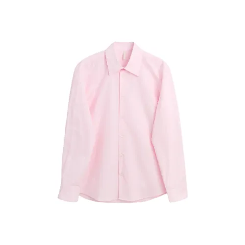 Подсолнух Розовый Мужские Рубашки