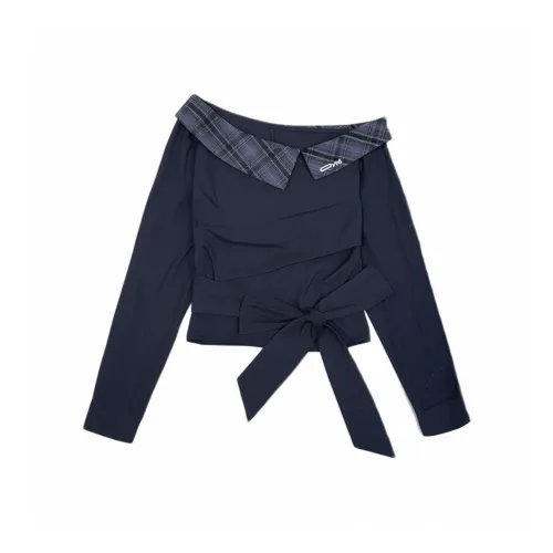 CYNI Темно-синие женские рубашки