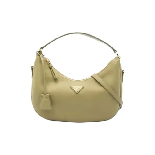 PRADA Съемный ремешок Брелок Сумка Женская Зеленая