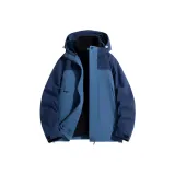 Темно-синий/Джинсовый синий (3-в-1, с подкладкой)