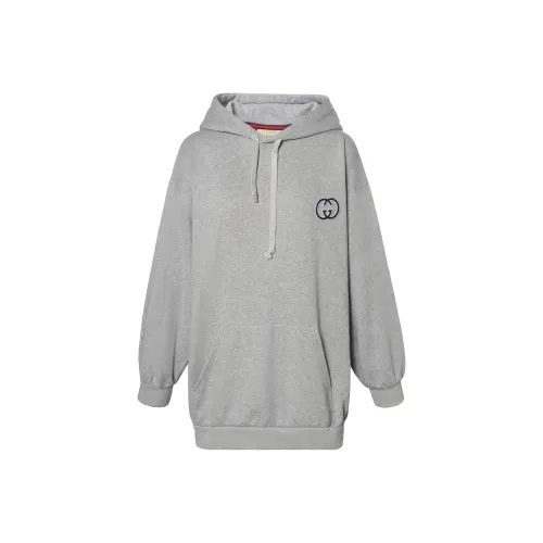 GUCCI SS23 Толстовка Женская Серого цвета