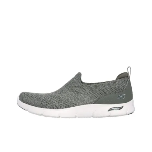 Skechers ARCH FIT REFINE Нескользящая Поддерживающая Обувь для Ходьбы Женская Серого Цвета