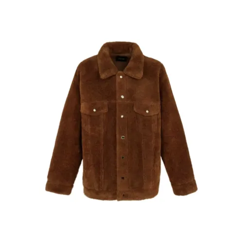 YLDP Caramel Brown Унисекс Куртки