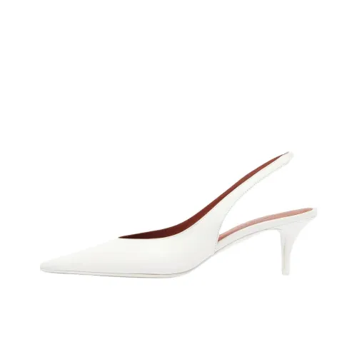 AMINA MUADDI Anok Sling 55 Узкий каблук Высокие каблуки 5,5 см Женские Белые