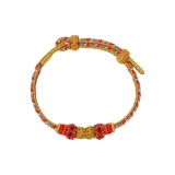 Браслет "Конфетный цвет" с персиковым цветением - Дуньхуан