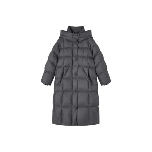 XIANGYING Темно-серый женский пуховик