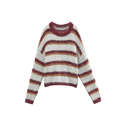 SUXINGDELEYUAN Красный Женский Свитер