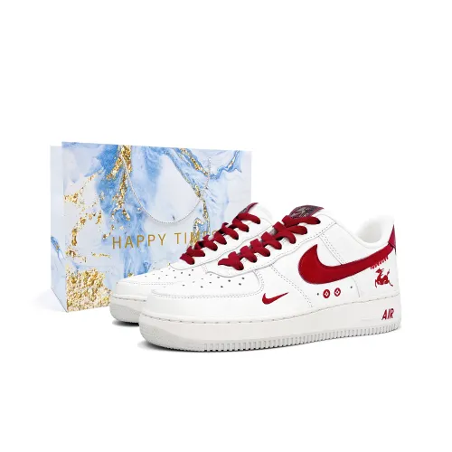 Nike Air Force 1 Abrasion Resistant Низкие Кроссовки для скейтбординга Унисекс Белые