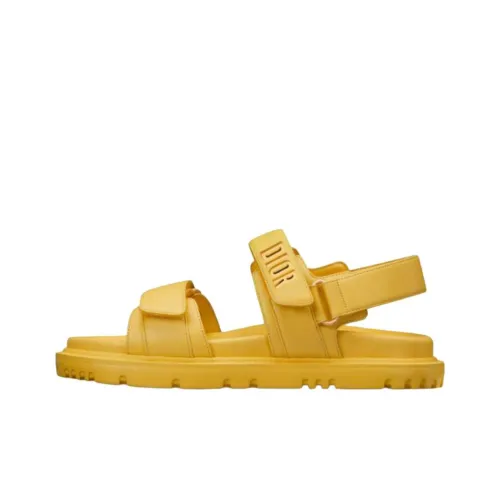 DIOR DiorAct Пляжные сандалии Женские Желтые