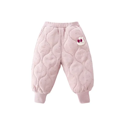 SHIBU Little Demon Спина Молния Утепленные штаны Розовые KIDS Тренировочные штаны