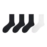 Чёрный 3 штуки + Белый 1 пара