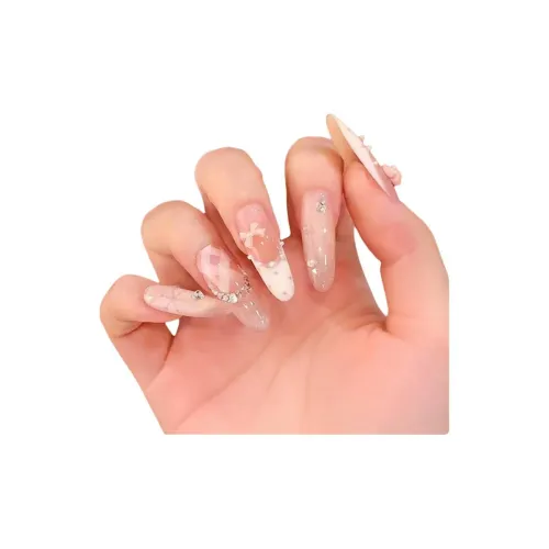 T Z Sweetheart Ромб Узор Мягкий Милый Фальшивая Погоня Длинный Заостренный Розовый Телесный Бант