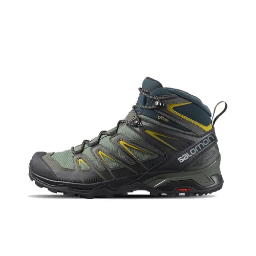 Salomon X Ultra 3 Амортизация Противоскользящий Устойчивый к истиранию Водонепроницаемый Покрытие Термический MID Топ