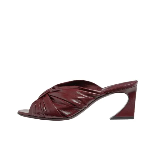 FENDI Шлепанцы Женские Red