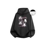 Чёрный с флисовой подкладкой [Тяжёлый термический материал, удерживающий тепло]