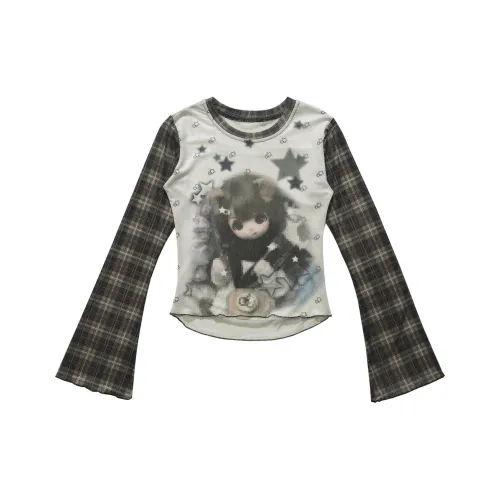 Captainbeer Расклешенный рукав T-рубашка Женская