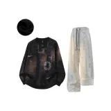 Чёрный + Светло-серый [с флисовой подкладкой]