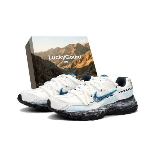 Nike Initiator Износостойкие Дышащие Низкие Беговые Кроссовки Мужские Белые и Синие