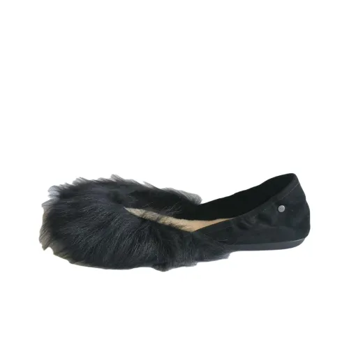 UGG Jeanie Fluff Планшет Повседневная Обувь Женская Черная