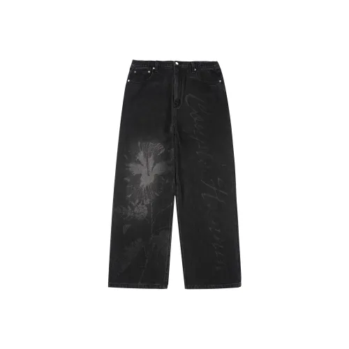 Couple Hunnid Shu Embroideries Джинсы Унисекс