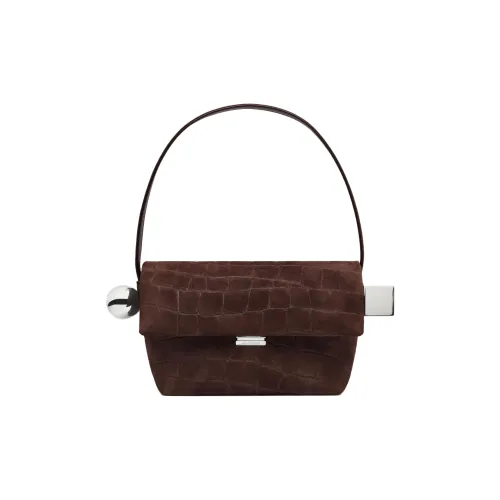 Jacquemus Телячья кожа Сумка на плечо Стандартная Женская Кофейного цвета