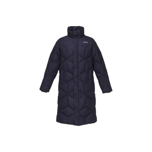 MCM FW22 Хлопковый пуховик Мужской Темно-синий