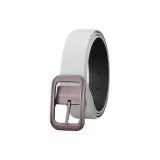 Белый, кожаный, серый, ремешок