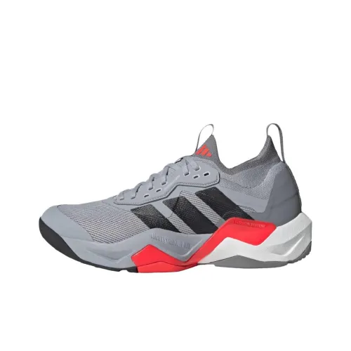 Adidas RAPIDMOVE ADV Противоскользящие устойчивые к истиранию низкий топ кроссовки для тренировок мужские серебристо-серый