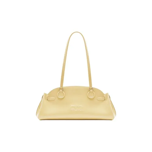 MUVA Коровья кожа Багетная сумка Сумка через плечо Средняя Женская Многоцветная