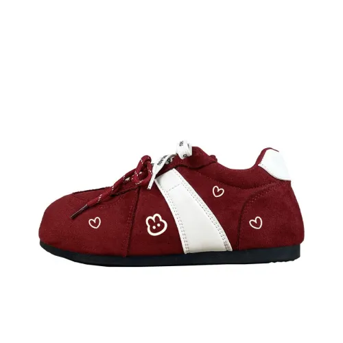 A M Low Топ Платформа Скейтборд Кроссовки Женские Красные