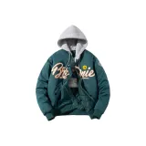 Зеленый с капюшоном шапка-бини