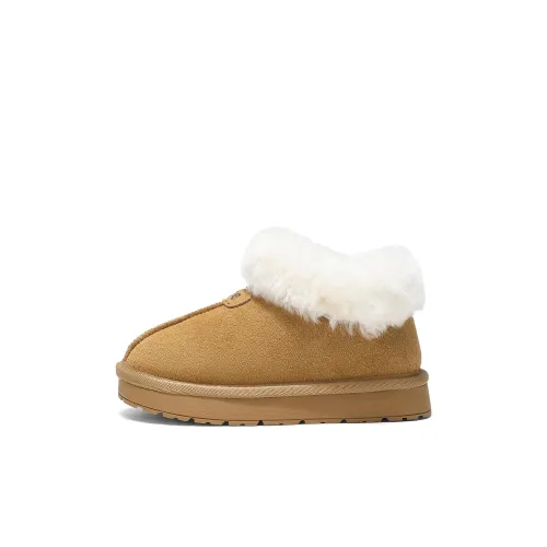 Lee совместный модель High Top Детские зимние сапоги Желто-коричневый Детский