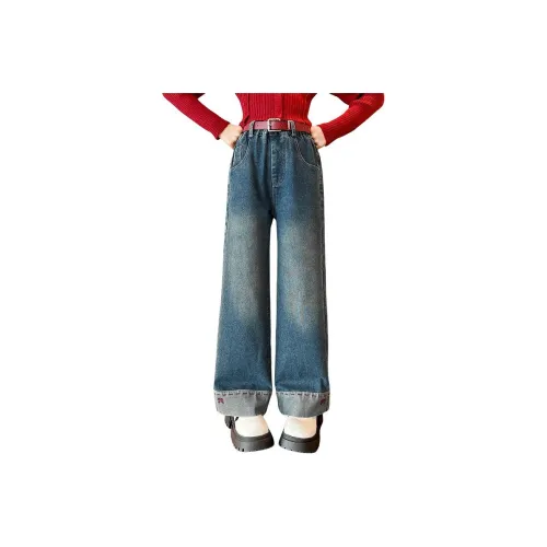 ZHIKE Джинсы Осенние и Зимние Подростки