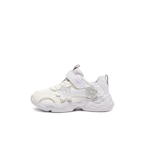 XTEP Противоскользящая устойчивая к истиранию утепленная обувь светло-фиолетовый парусный белый детская