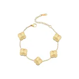 Двусторонний цветочный браслет