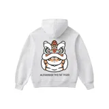 Бело-серый вереск [Утолщенная флисовая подкладка]