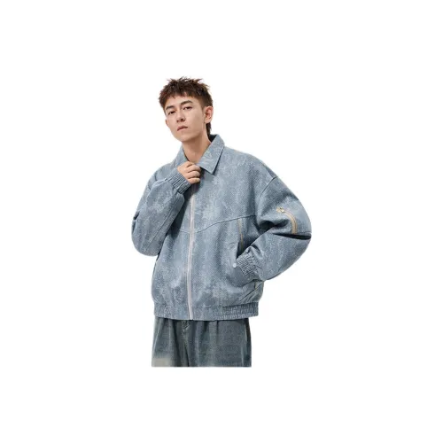 LH HOMME Синий Унисекс Куртки