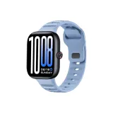 Рельефный силиконовый ремень с застежкой [Светло-синий]