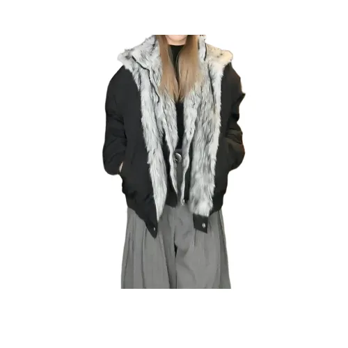 CORNILOT Черный Волчий Король Унисекс Пуховики