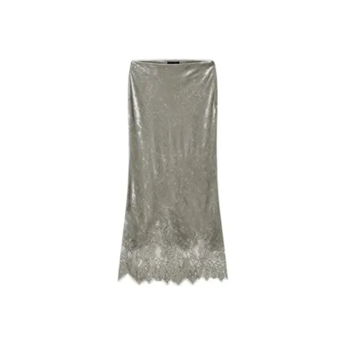 URBAN REVIVO Повседневный Длинный Юбка Женские